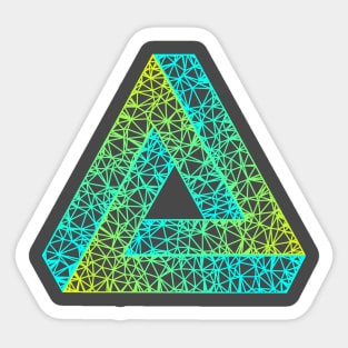 MC Escher triangle Sticker